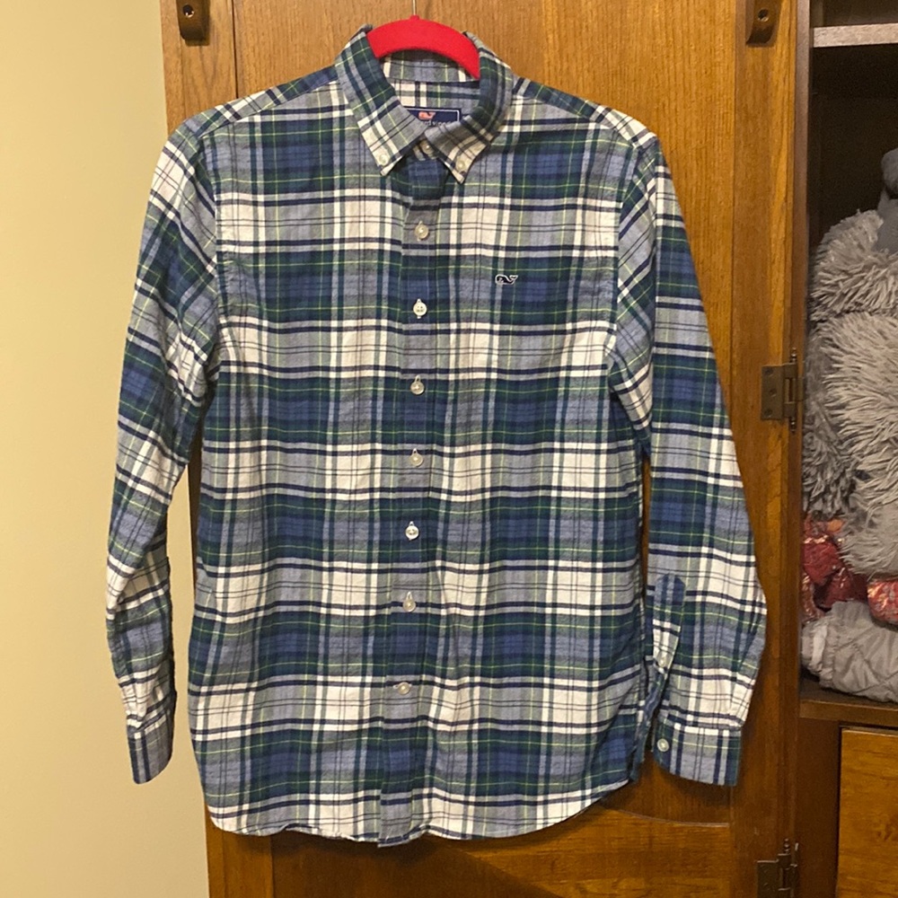 Vineyard Vines boys plaid flannel shirt